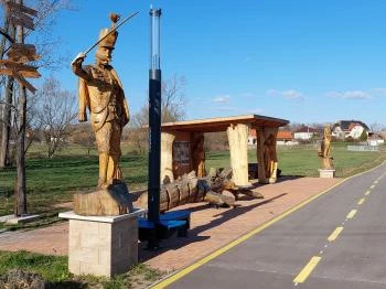 Pázmándi kerékpáros pihenő Pázmánd