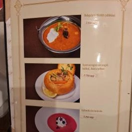 Pekáry Kastély Étterem, Pécel - Étlap/itallap