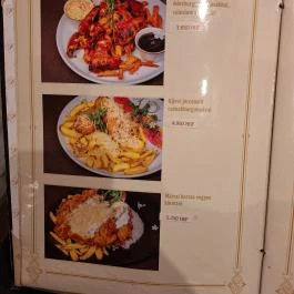 Pekáry Kastély Étterem, Pécel - Étlap/itallap