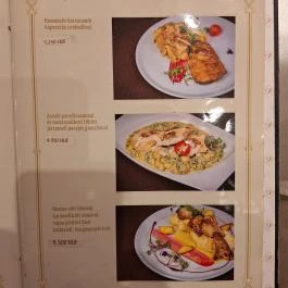 Pekáry Kastély Étterem, Pécel - Étlap/itallap