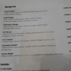 PeP Burger Újbuda Budapest - Étlap/itallap