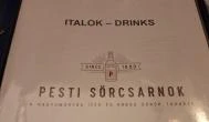 Pesti Sörcsarnok Budapest - Étlap/itallap