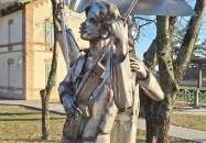 Pesti srácok szobor Maglód