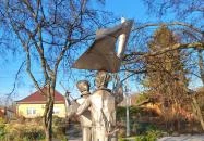 Pesti srácok szobor Maglód