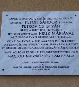 Petőfi Szülei emlékhely