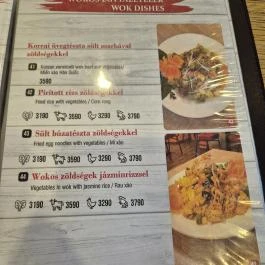 Pho & Padthai, Budapest - Étlap/itallap