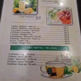 Pho Vietnámi Büfé Budapest - Étlap/itallap