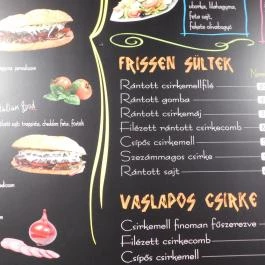 Pipipont, Budapest - Étlap/itallap