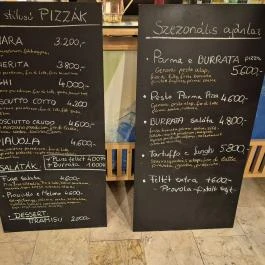 Pizza Klub Ábrahámhegy - Étlap/itallap