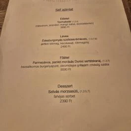 Pizza Pasta Buona Sera, Sajószentpéter - Étlap/itallap