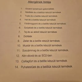 Pizza Pasta Buona Sera, Sajószentpéter - Étlap/itallap