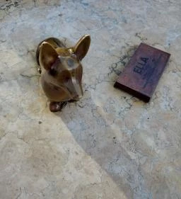 Plank Antal: Corgi miniszobor