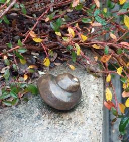 Plank Antal: Csigák miniszobrok