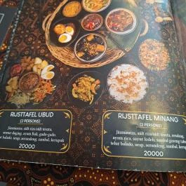 Plataran Indonesia Bistro, Budapest - Étlap/itallap