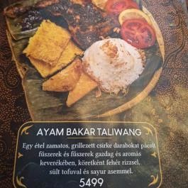Plataran Indonesia Bistro Budapest - Étlap/itallap