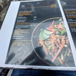 Posu Restaurant, Budapest - Étlap/itallap