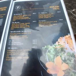 Posu Restaurant, Budapest - Étlap/itallap