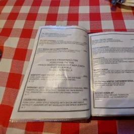 Pozsonyi Kisvendéglő Budapest - Étlap/itallap