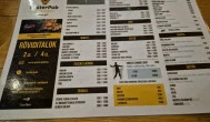 Práter Pub Budapest - Étlap/itallap