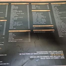 Publin Irish Pub - Madách Imre tér Budapest - Étlap/itallap