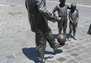 Puskás Ferenc szoborcsoport Budapest