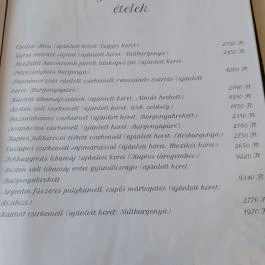 Puszta Csárda Étterem, Szeghalom - Étlap/itallap