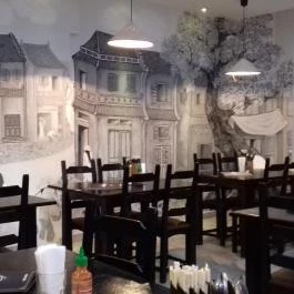 Quán Nón Vietnámi Étterem - Lágymányosi utca Budapest - Belső