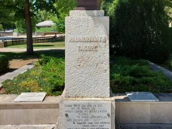 Rabindranath Tagore szobra Balatonfüred