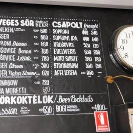 Rácskert Budapest - Étlap/itallap