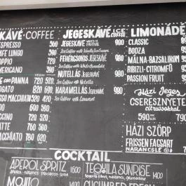 Rácskert Budapest - Étlap/itallap