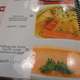 Ráday Kis Csárda Budapest - Étlap/itallap