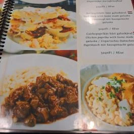 Ráday Kis Csárda Budapest - Étlap/itallap