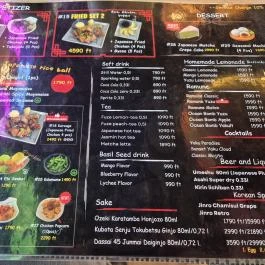 Ramenji Ramen Budapest - Étlap/itallap