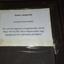 Református templom, Boldva - Egyéb