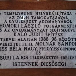 Református templom, Kisszekeres - Egyéb