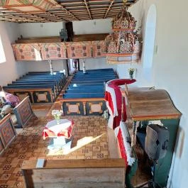 Református templom Milota - Belső