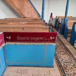 Református templom Uszka - Belső