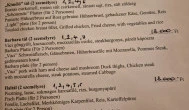 Remete-Pince Étterem Vác - Étlap/itallap
