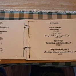 Rézmozsár Étterem Kiskunhalas - Étlap/itallap