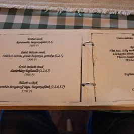 Rézmozsár Étterem Kiskunhalas - Étlap/itallap