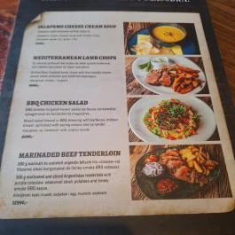 Ribster American Bar & Grill - Oktogon Budapest - Étlap/itallap