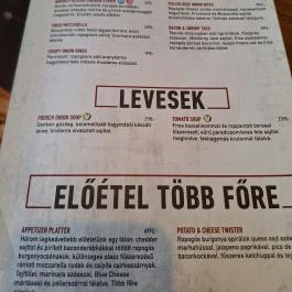 Ribster American Bar & Grill - Oktogon Budapest - Étlap/itallap