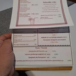 Ristorante Collegno Sárospatak - Étlap/itallap