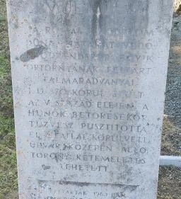 Római őrtorony romjai