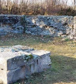 Római őrtorony romjai