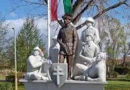 Rongyos Gárda-emlékmű Ásotthalom