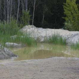 Salföldi bányatavak, Ábrahámhegy - Külső kép
