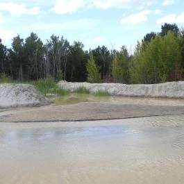 Salföldi bányatavak, Ábrahámhegy - Külső kép