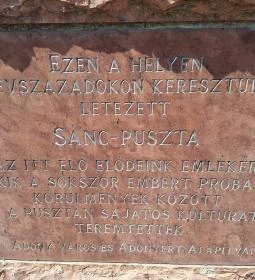Sánc-pusztai emlékhely