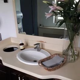 Sárga Borház Vendéglő, Mezőzombor - Mosdó